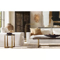 Chiara Smoke Glass Short Bedroom Wall Sconce - King Lamps