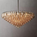 Chiara Smoke Glass Tiered Round Chandelier 47