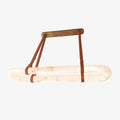 Modern Designer Circle Alabaster Chandelier - King Lamps
