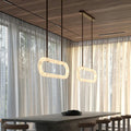 Modern Designer Circle Alabaster Chandelier - King Lamps