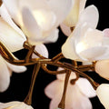 Circular Blossom Ceramic Chandelier - King Lamps