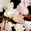 Circular Blossom Ceramic Chandelier - King Lamps