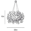 Circular Blossom Ceramic Chandelier - King Lamps