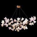 Circular Blossom Ceramic Chandelier - King Lamps