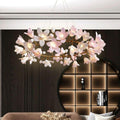 Circular Blossom Ceramic Chandelier - King Lamps