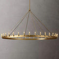 Camino Vintage Candelabra Round Chandelier 73''D - King Lamps