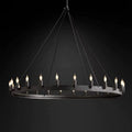 Camino Vintage Candelabra Round Chandelier 50''D - King Lamps