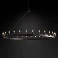 Camino Vintage Candelabra Round Chandelier 63''D - King Lamps
