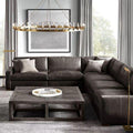 Camino Vintage Candelabra 2-Tier Round Chandelier 73''D - King Lamps
