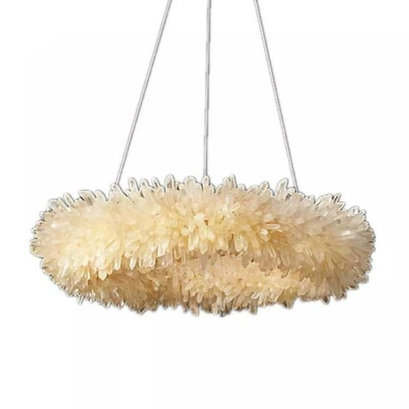 Vosa Crystal Halo Chandelier-King Lamps