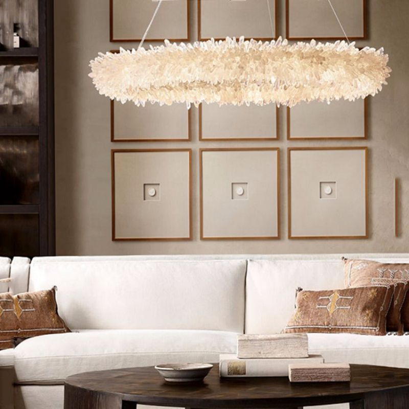 Vosa Crystal Halo Chandelier-King Lamps