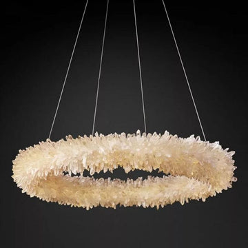 Vosa Crystal Halo Chandelier-King Lamps