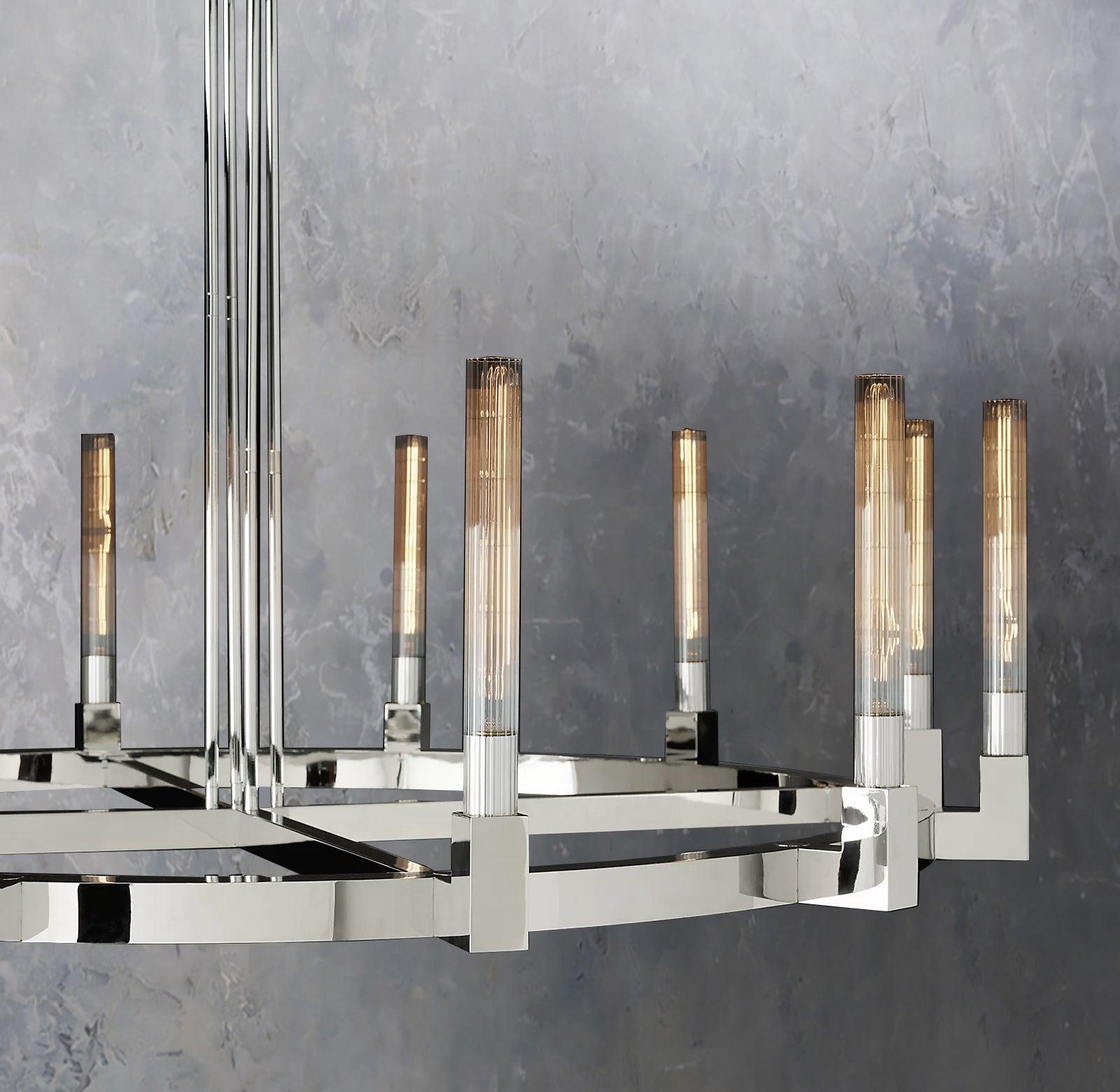 Cannele de Round Chandelier 60" - King Lamps