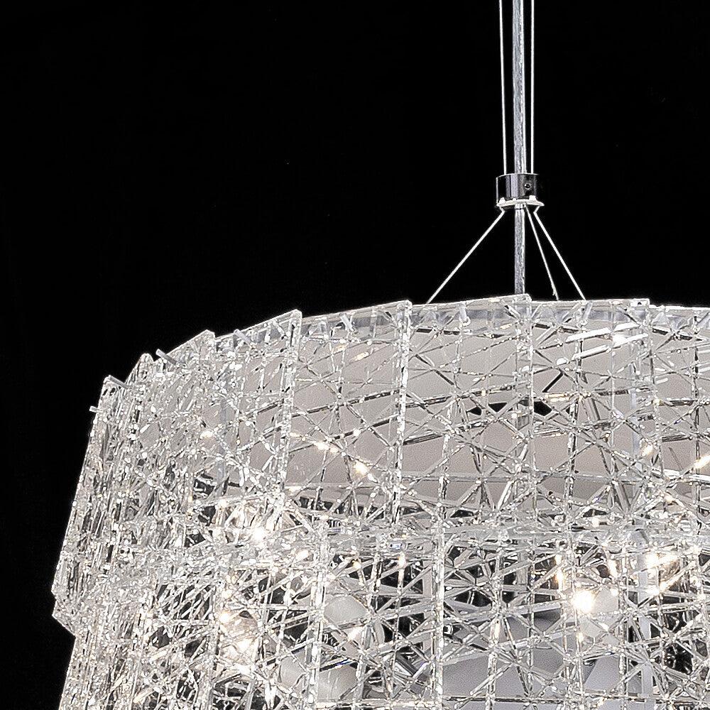 Tuile De Cristal Frozen Baccarat Crystal Chandelier - King Lamps