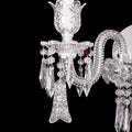 Elegance Candle Baccarat Crystal Wall Sconce With Bell - King Lamps