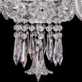 Elegance Candle Baccarat Crystal Wall Sconce With Bell - King Lamps