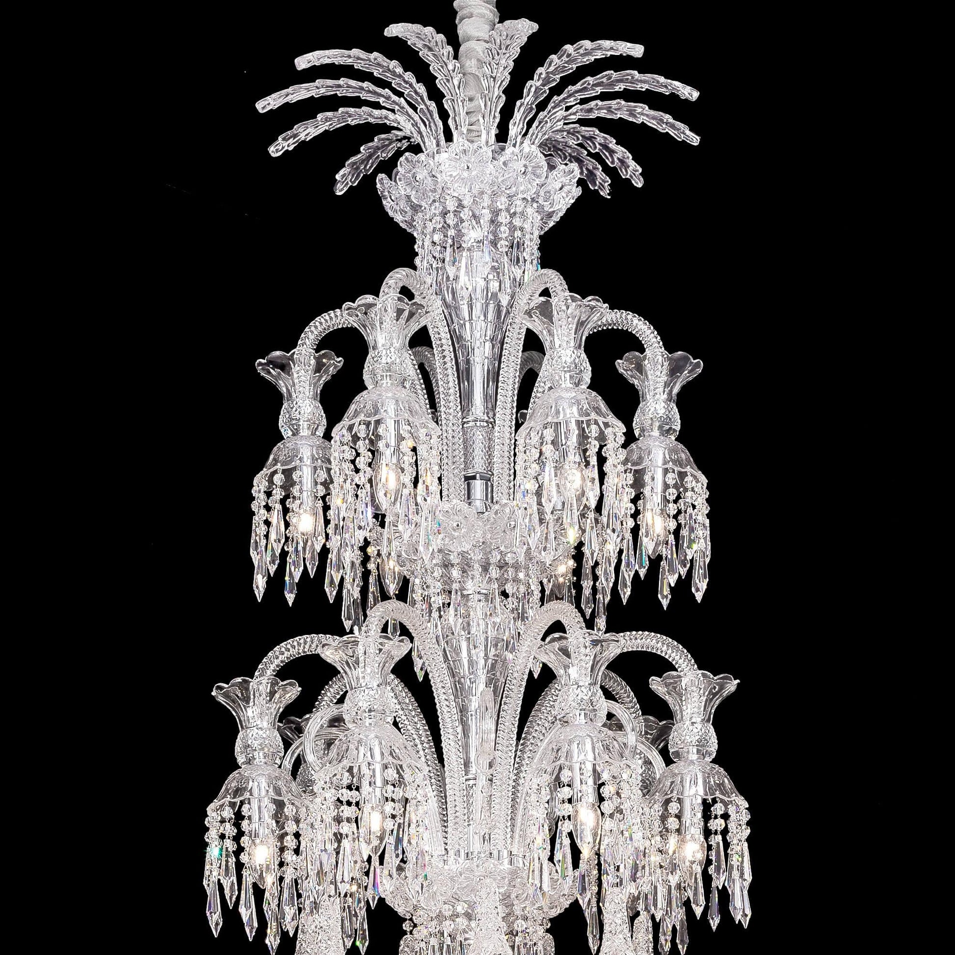 Huge Baccarat Museum Crystal Chandelier - King Lamps