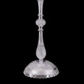Baccarat Zénith Crystal Candelabra With Fabric Shade - King Lamps