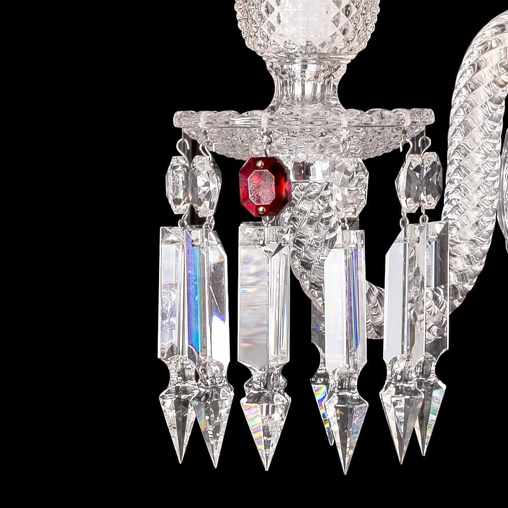 Zenith Baccarat Crystal Wall Sconce - King Lamps