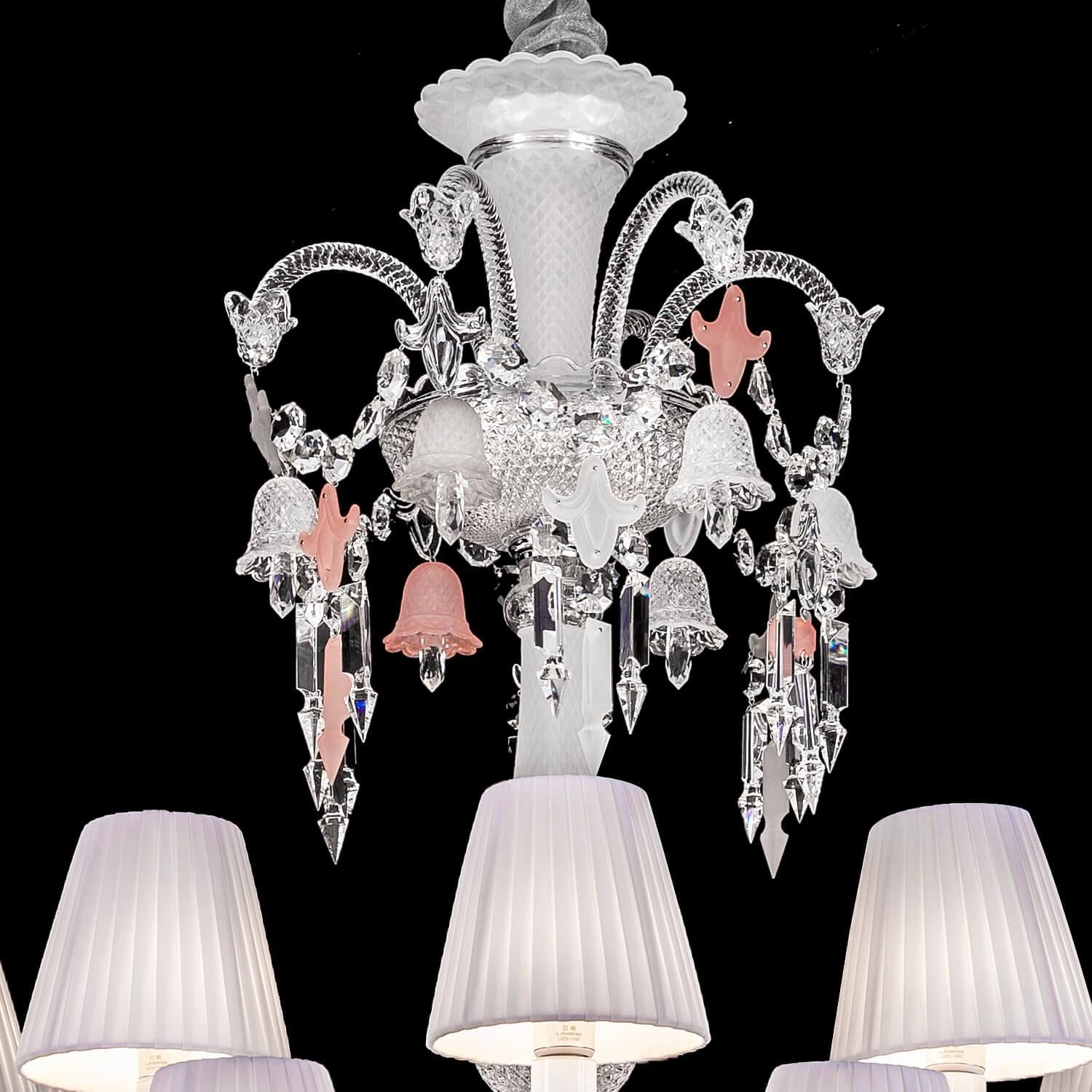 Baccarat Short Neck Zenith Crystal Chandelier - King Lamps
