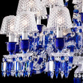 Baccarat Zenith Faunacrystopolis Blue Crystal Chandelier - King Lamps