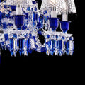 Baccarat Zenith Faunacrystopolis Blue Crystal Chandelier - King Lamps