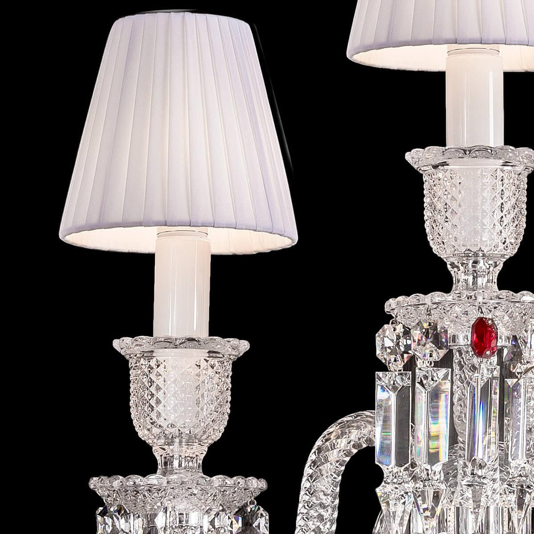 Zenith Baccarat Crystal Wall Sconce - King Lamps