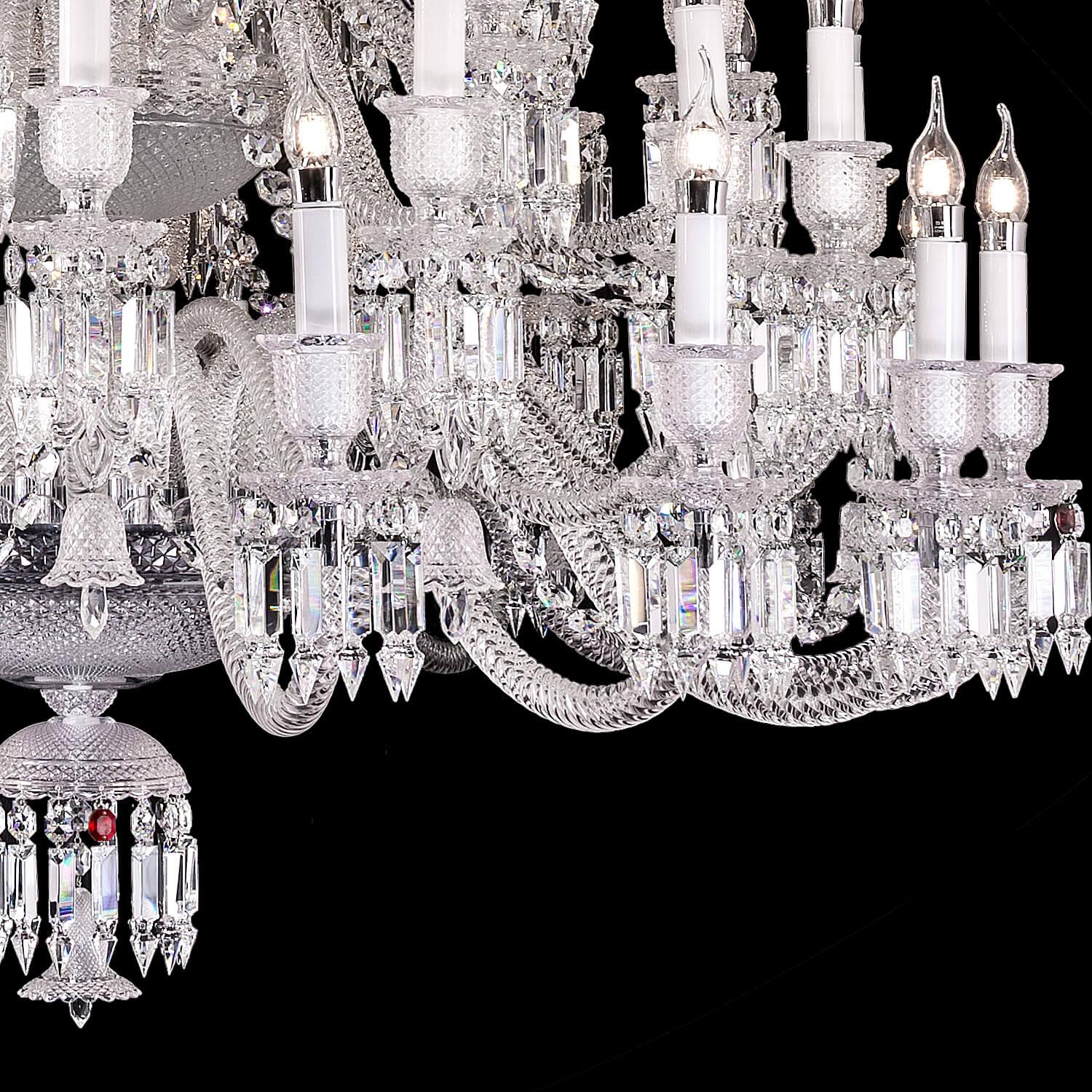 Traditional Luxury Baccarat Zenith Crystal Chandelier - King Lamps