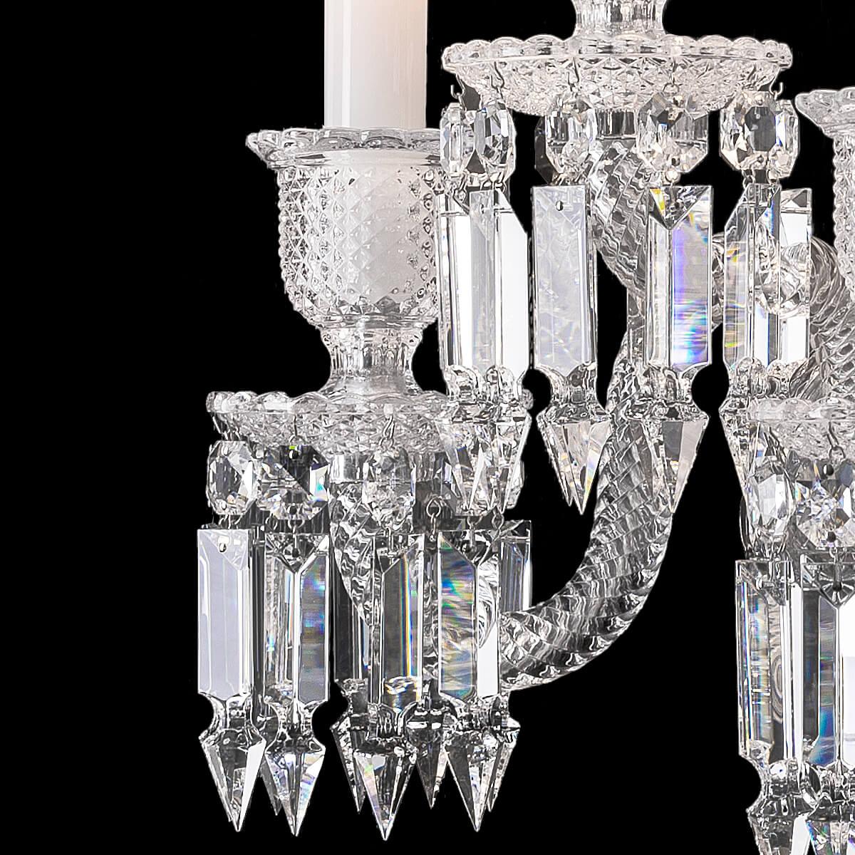 Luxury Baccarat Zenith Crystal Wall Sconces - King Lamps