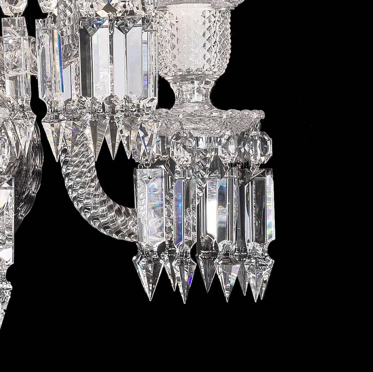 Luxury Baccarat Zenith Crystal Wall Sconces - King Lamps