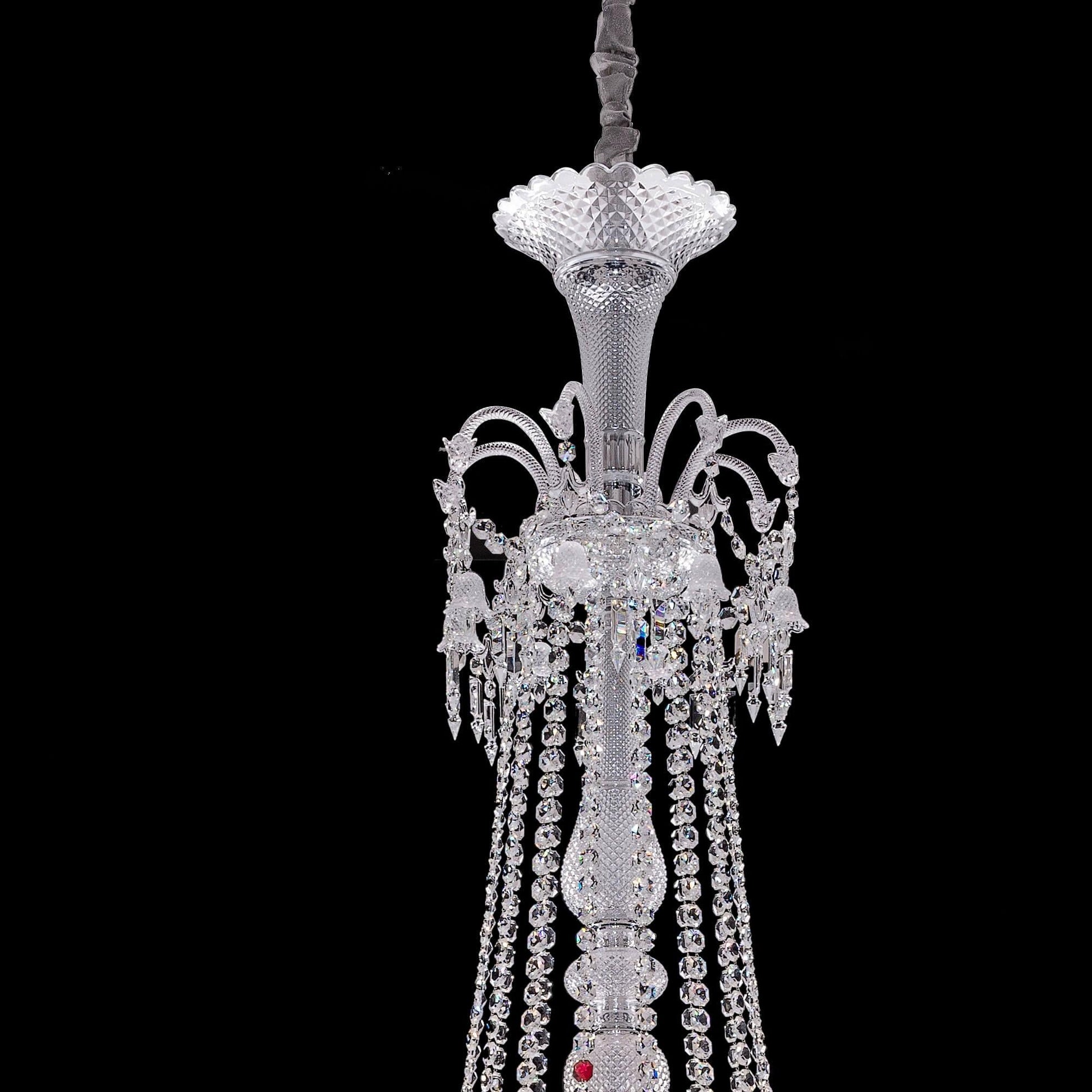 Baccarat Large Entrance Crystal Chandelier - King Lamps