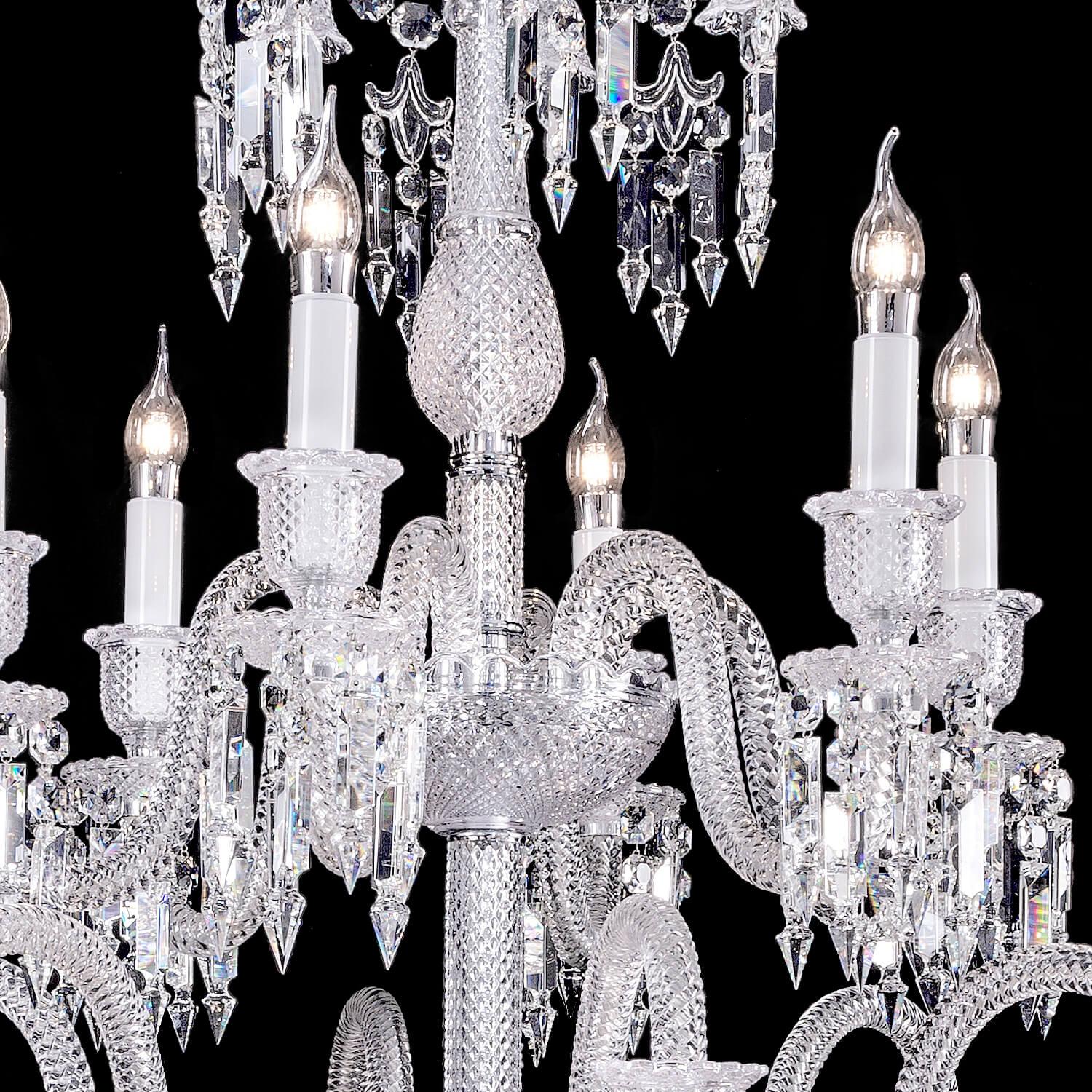Luxury Solstice Baccarat Crystal Chandelier - King Lamps