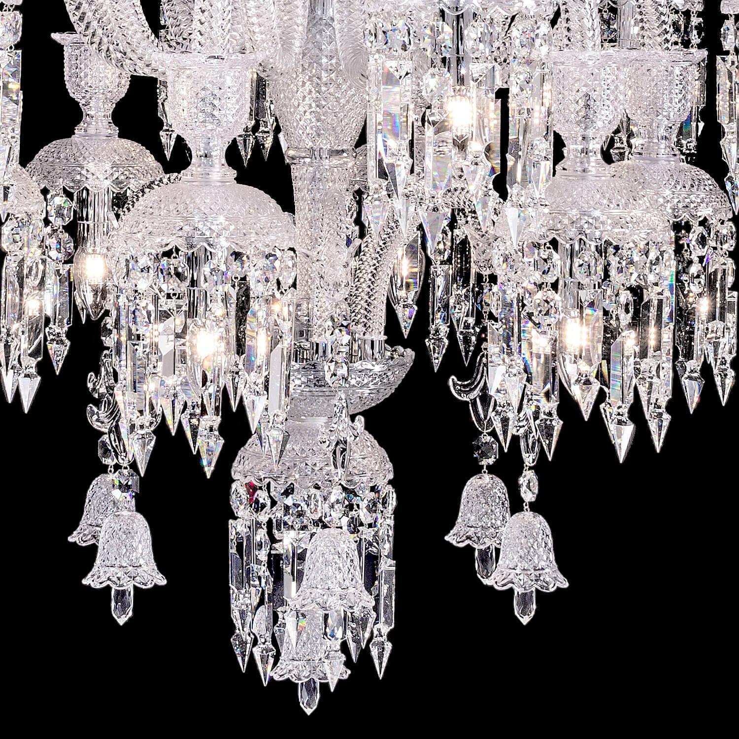 Luxury Solstice Baccarat Crystal Chandelier - King Lamps
