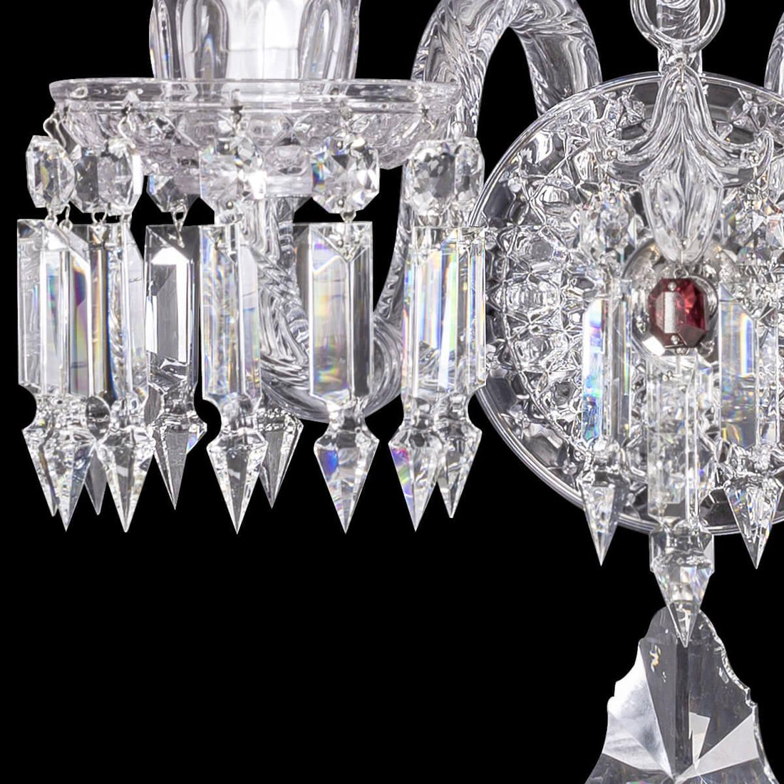 Elegance Crystal Cup Baccarat Wall Sconce - King Lamps