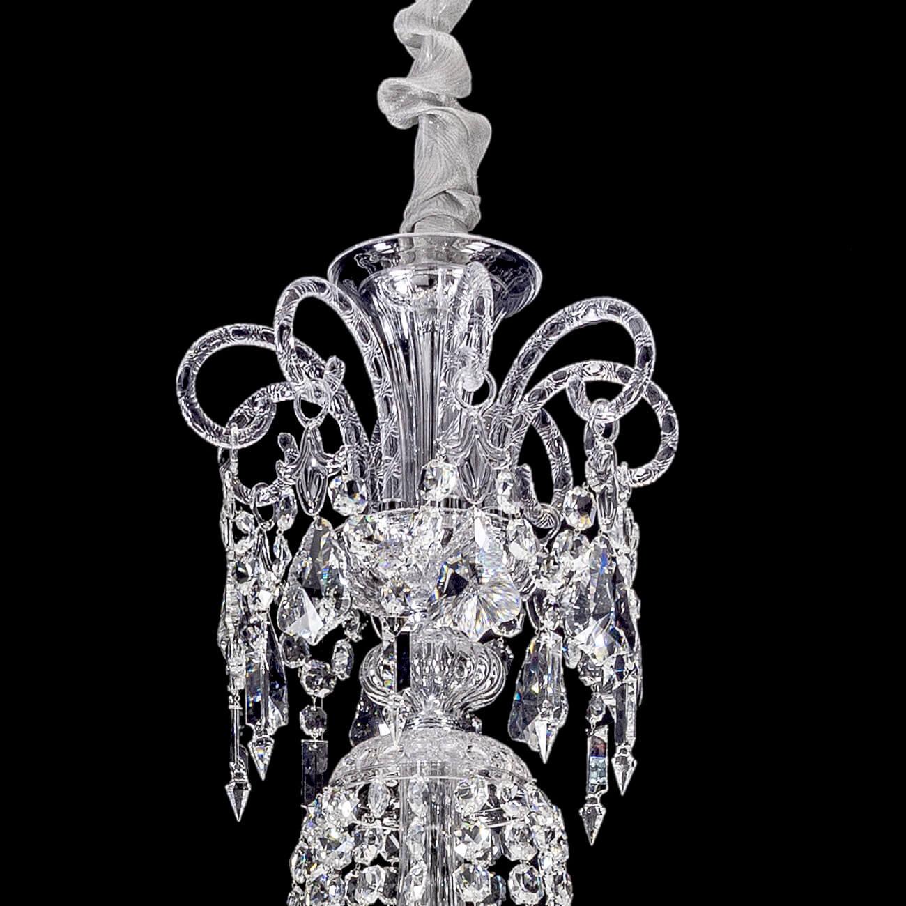 Baccarat Crystal Cups Chandelier For Living Room - King Lamps