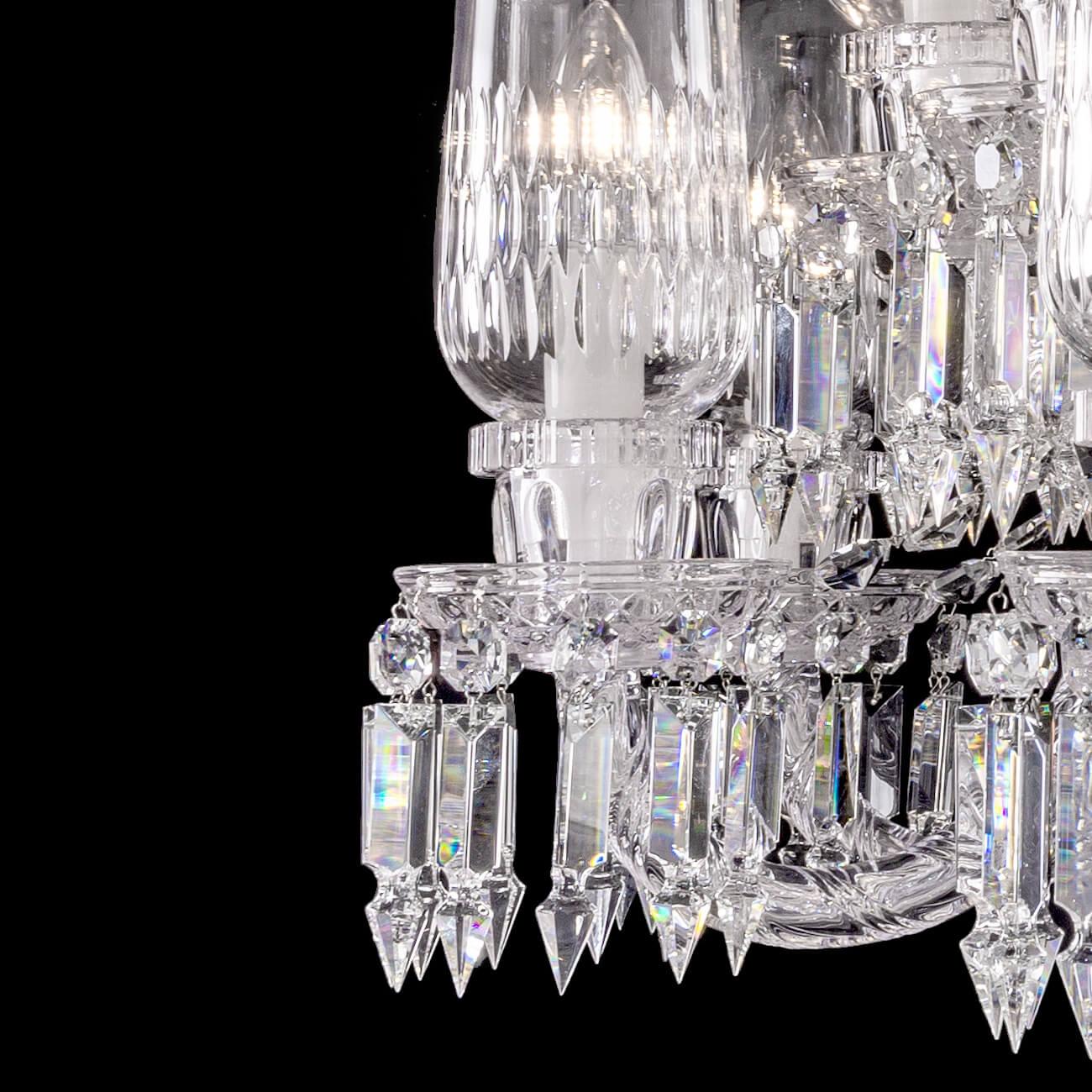 Baccarat Crystal Cups Chandelier For Living Room - King Lamps