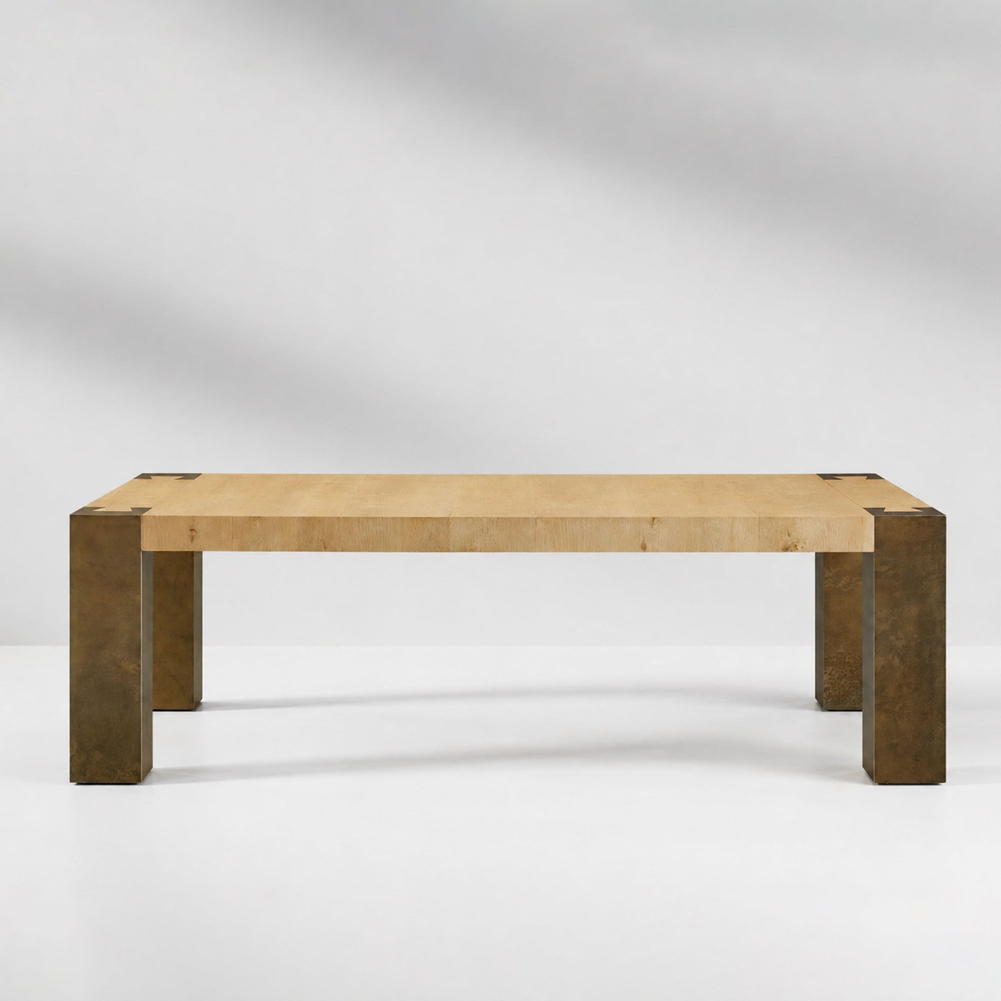 Tellurian Oak Dining Table Rectangular Handcrafted Rustic Industrial Dining Furniture