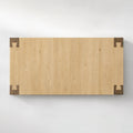 Tellurian Oak Dining Table Rectangular Handcrafted Rustic Industrial Dining Furniture