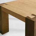 Tellurian Oak Dining Table Rectangular Handcrafted Rustic Industrial Dining Furniture