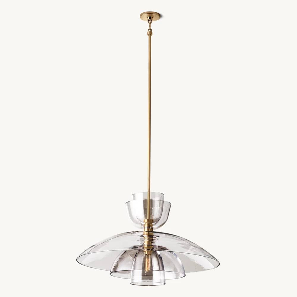 Blom Layered Glass Grand Cloche Pendant Light