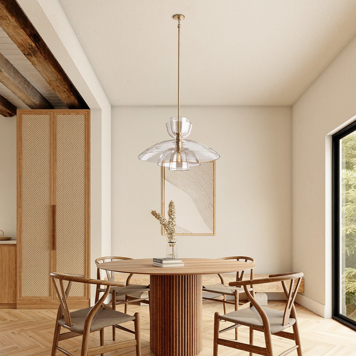 Blom Layered Glass Grand Cloche Pendant Light