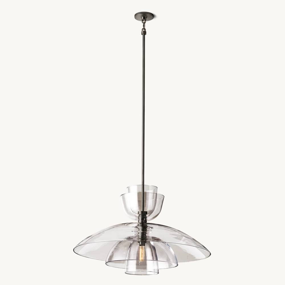 Blom Layered Glass Grand Cloche Pendant Light