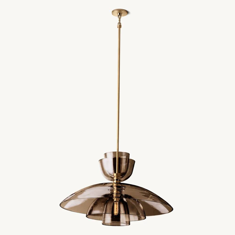 Blom Layered Glass Grand Cloche Pendant Light