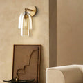 Blom Layered Glass Flute Wall Sconce