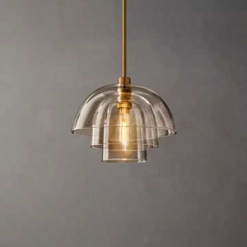 Blom Layered Glass Cloche Pendant Light