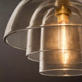 Blom Layered Glass Cloche Pendant Light