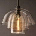 Blom Layered Glass Cloche Pendant Light