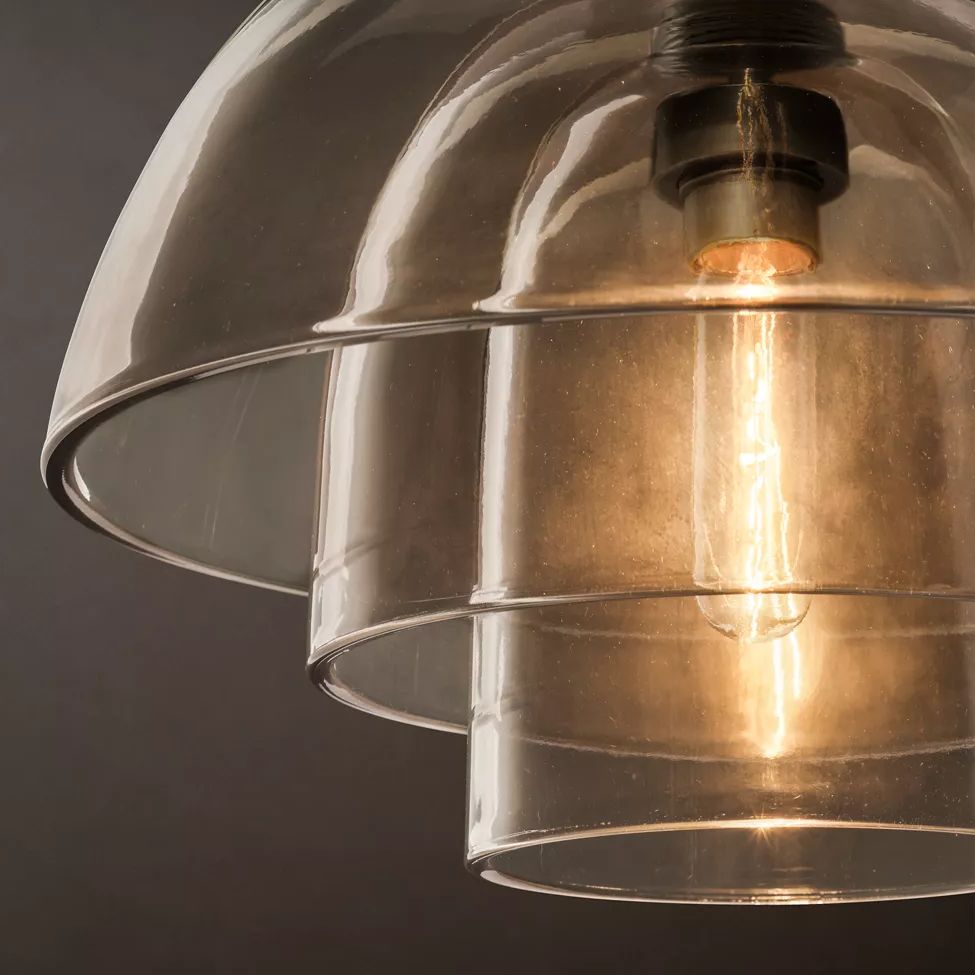 Blom Layered Glass Cloche Pendant Light