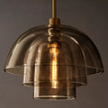 Blom Layered Glass Cloche Pendant Light
