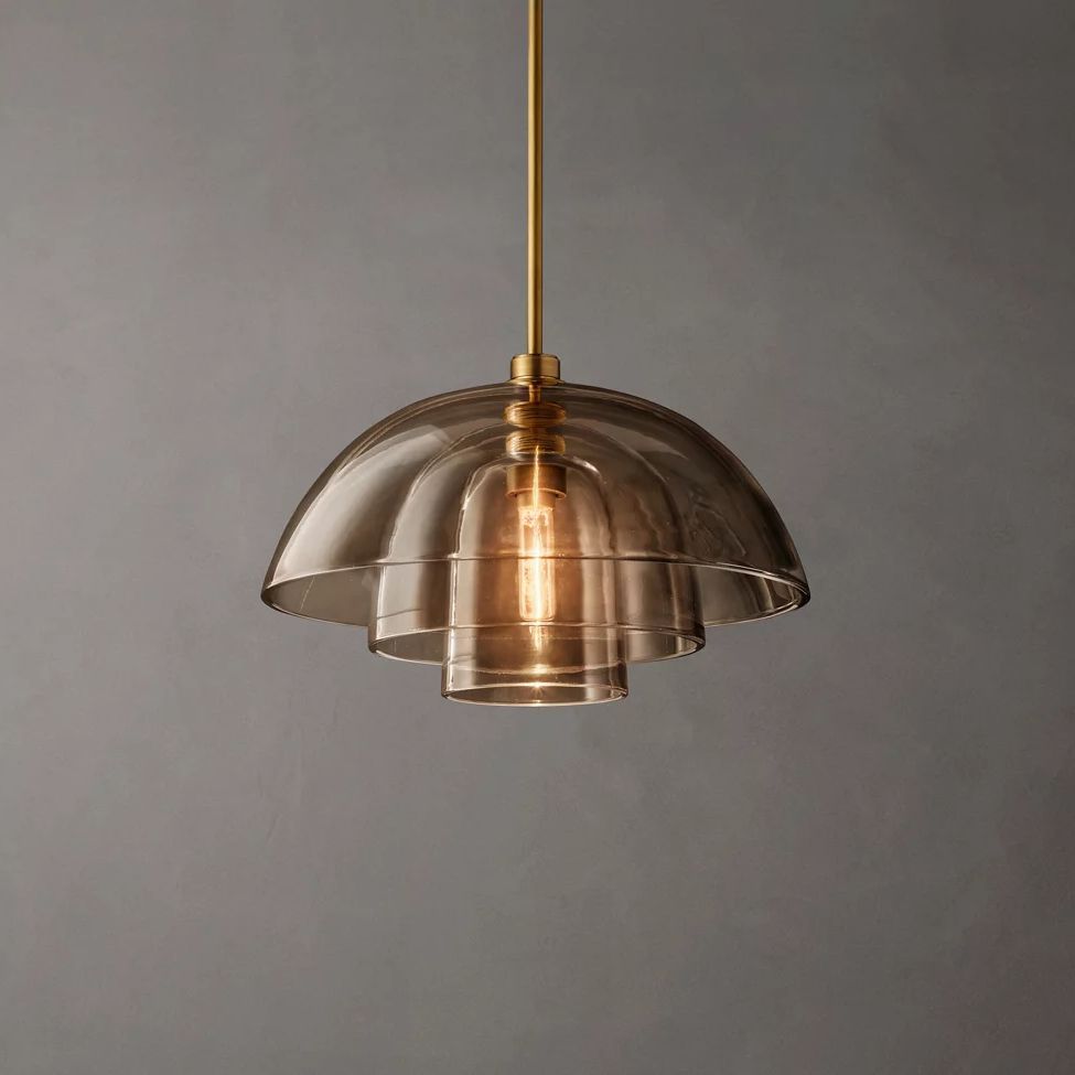 Blom Layered Glass Cloche Pendant Light